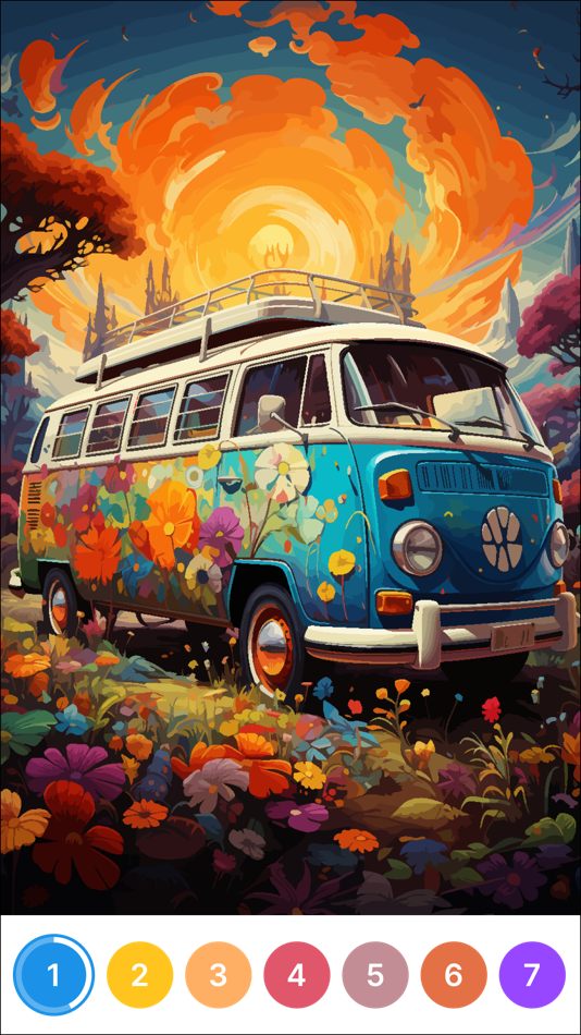 #5. Oil Color: Paint By Number (iOS) بواسطة: Quynh Nhu