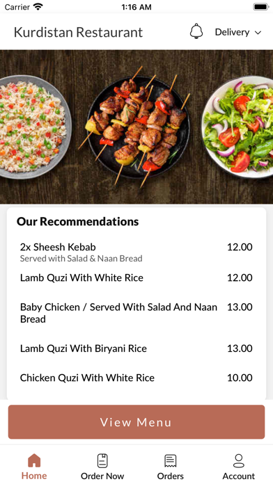 Reyhan Restaurant Screenshot