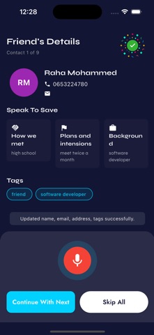 Make-Contact screenshot