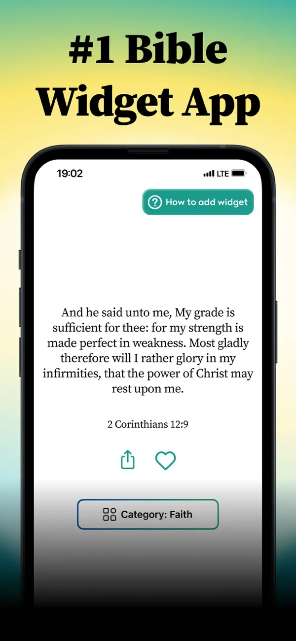 #4. Lockscreen Bible Verse Widget (iOS) Podle: Appelio