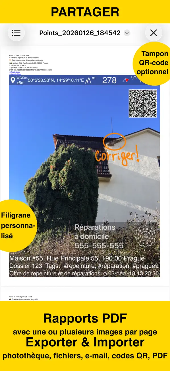 Screenshot #3 pour GPS Caméra 55. Appareil photo.