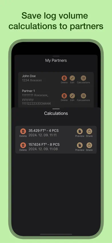 Wood Log Calculator screenshot 2