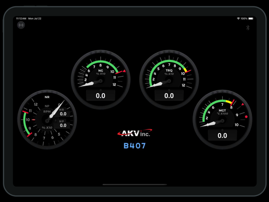 Heli Gauges iPad screenshot 5 - Productivity app