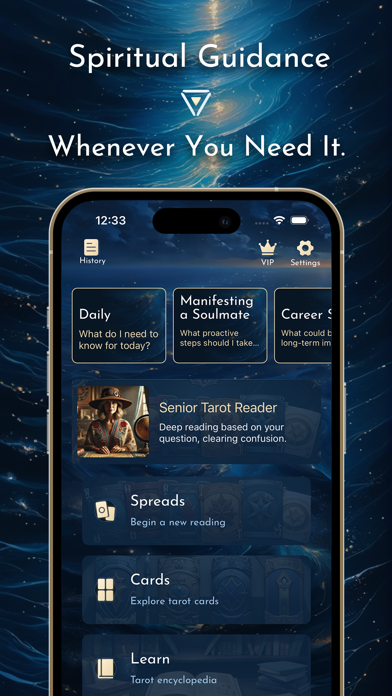 Starry AI Tarot: AI Tarot Card Screenshot