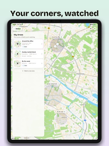 Debut: New Openings Near You iPad screenshot