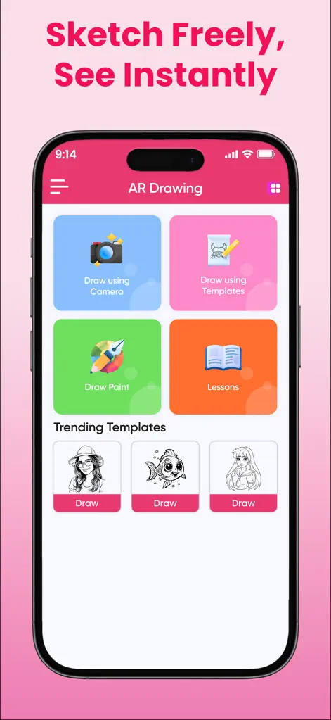 Drawing Sketch: AR Draw by Cam - App de Diseño gráfico | MWM