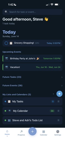 Onward: Tasks and Events Screenshot 1 of 10