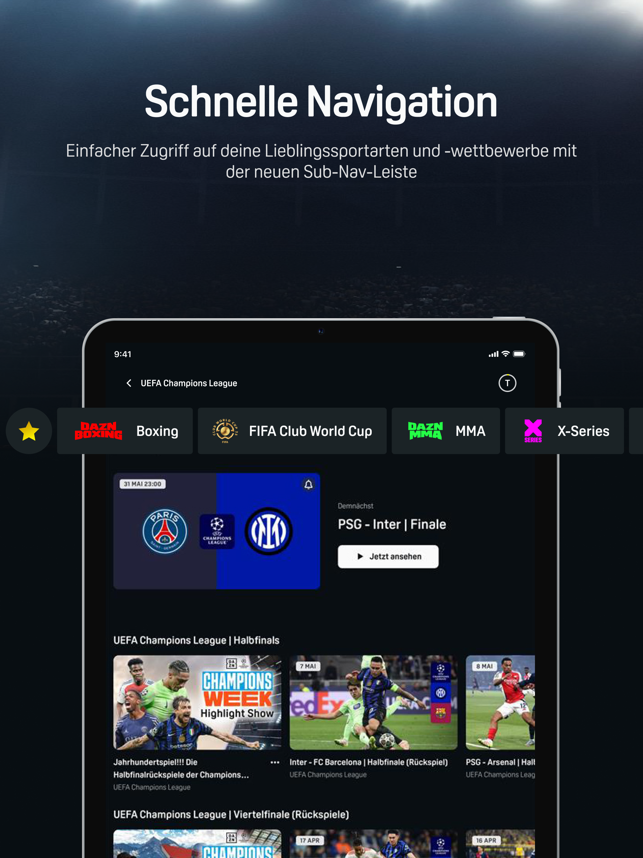 ‎DAZN Sport Live Stream Screenshot
