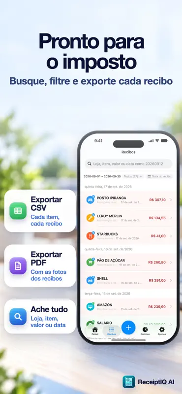 ReceiptIQ AI: scanner recibos screenshot 7 of 7