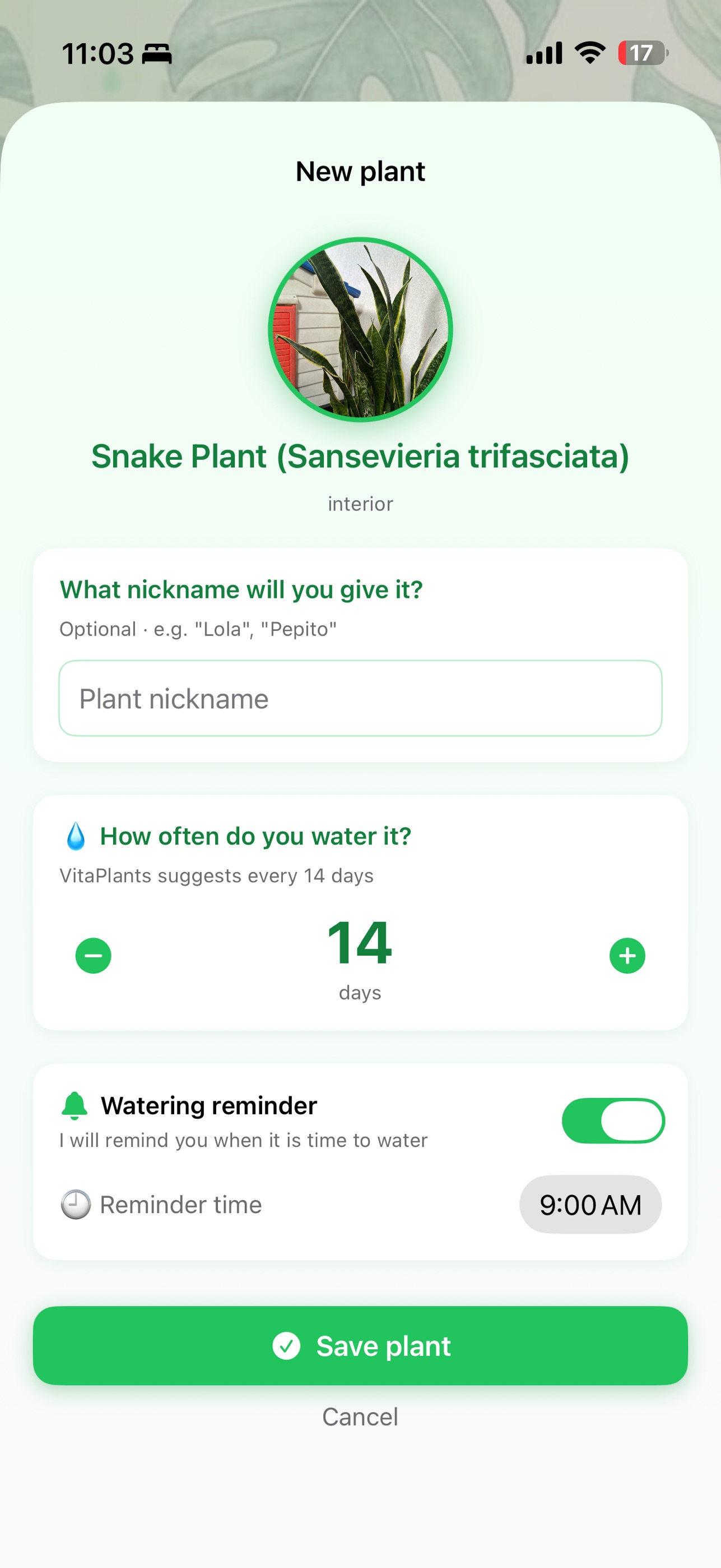 Screenshot 8 of VitaPlant care for plants