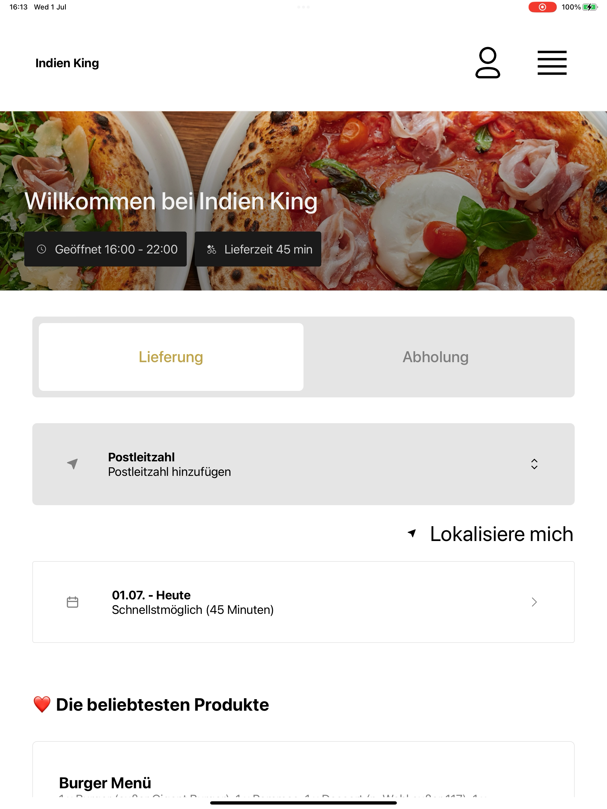 City Pizza Indianking screenshot 10