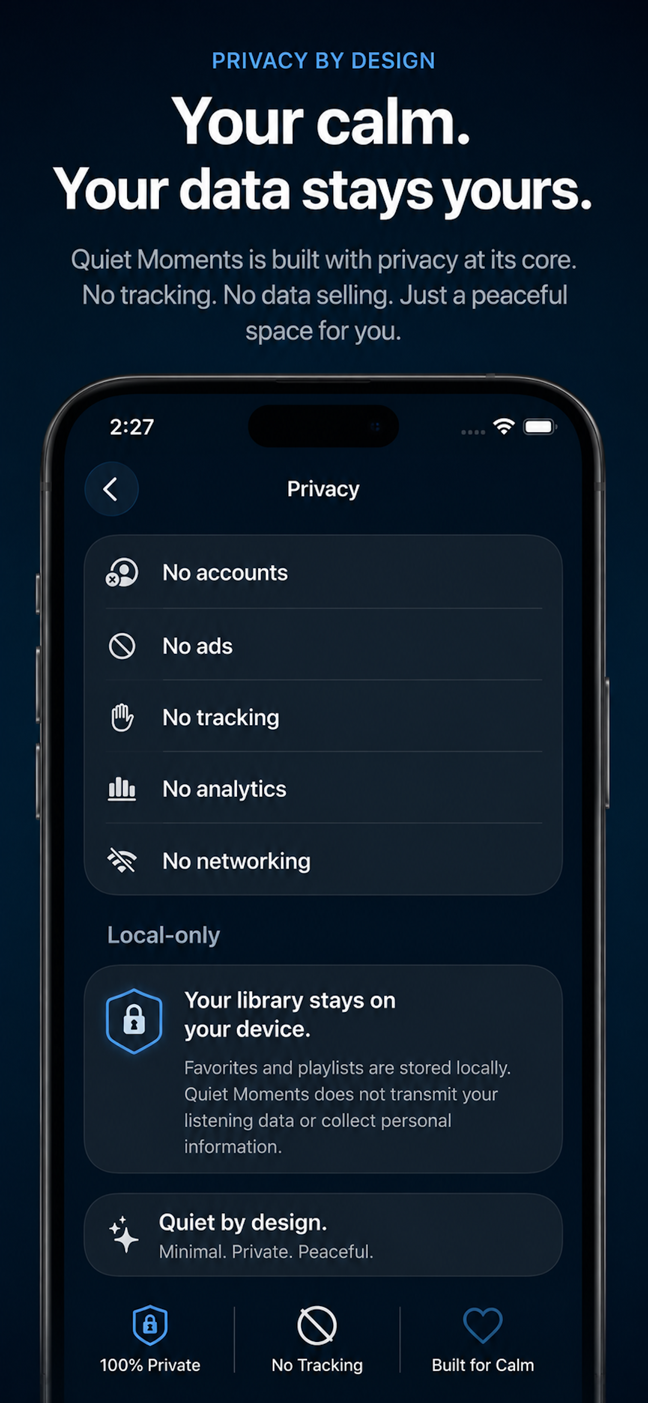 QuietMoments screenshot 2