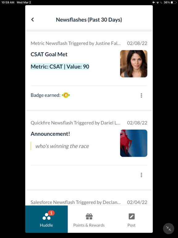 Hoopla by Displai iPad screenshot 2 - Productivity app