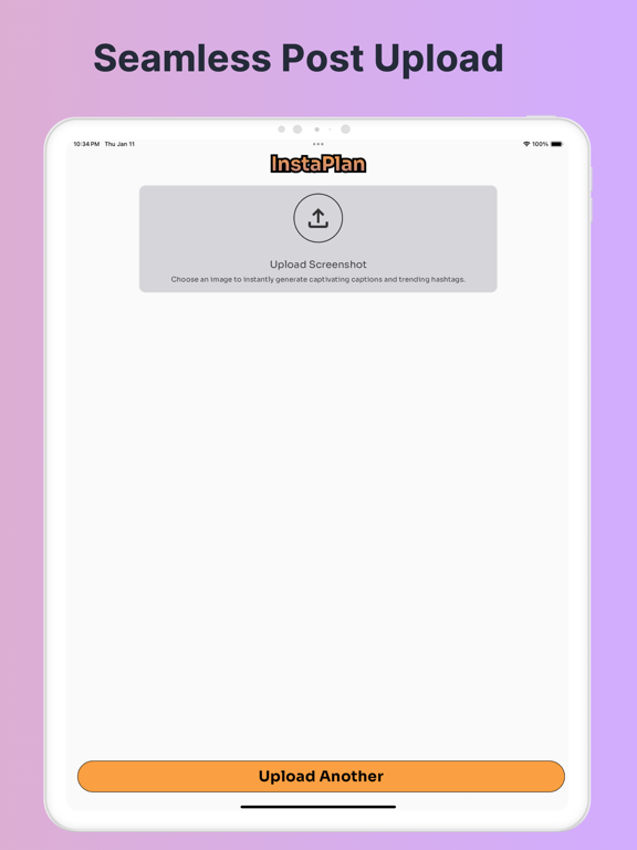 GramPlan: Captions & Hashtags iPad screenshot 4 - Social Networking app