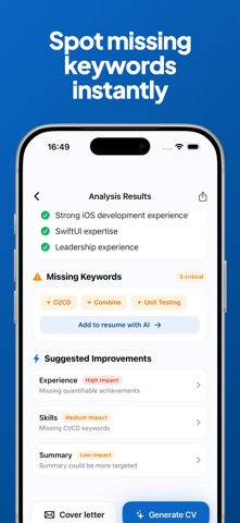 CVCrafter - AI Resume Builder Screenshot 2 of 10