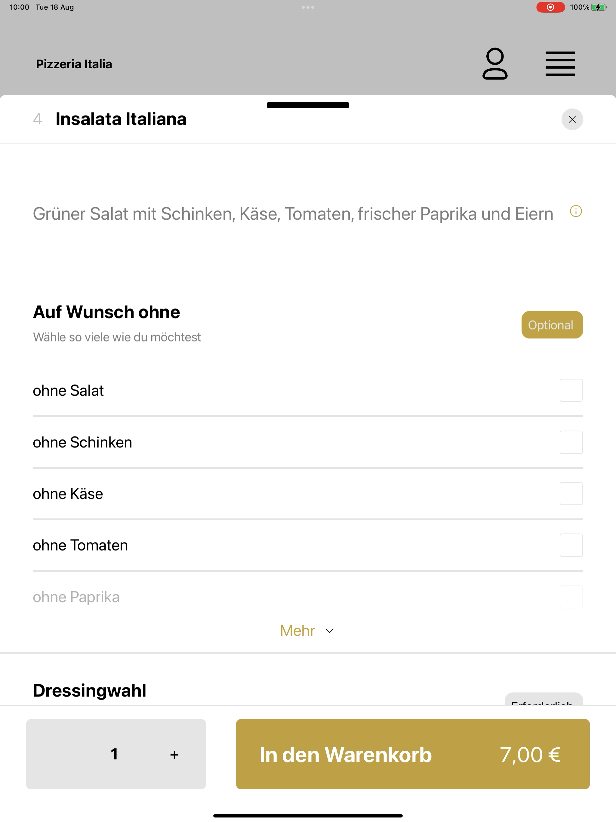 Pizzeria Italia Illingen DE screenshot 12