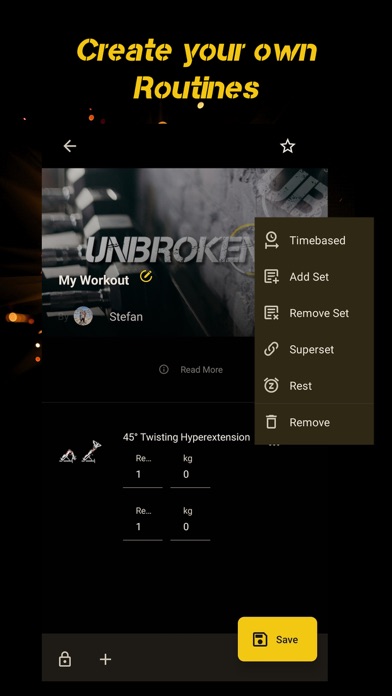 UNBROKEN: Training and Fitness Screenshot