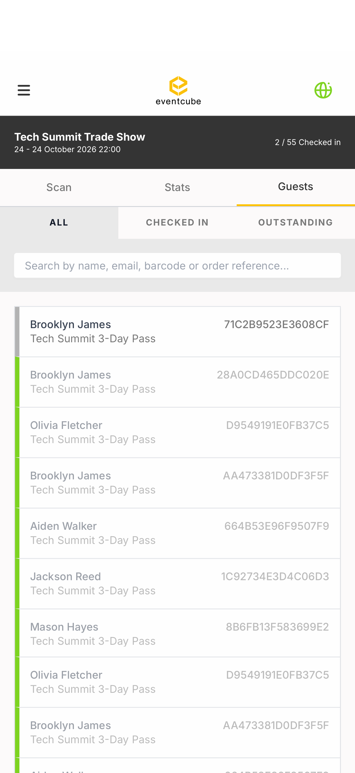 Eventcube Scanner screenshot 3
