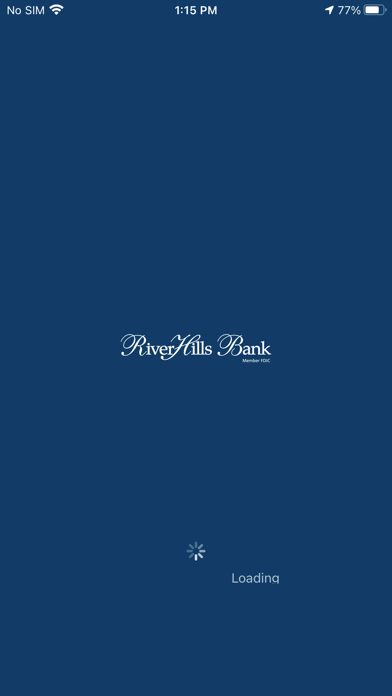 RiverHills Bank Mobile Screenshot