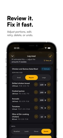 Just Ate: AI Calorie Tracker Screenshot 3 of 5