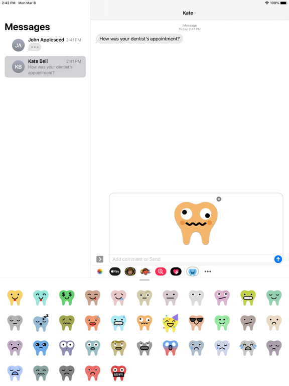 Screenshot #6 pour Teeth Emoji