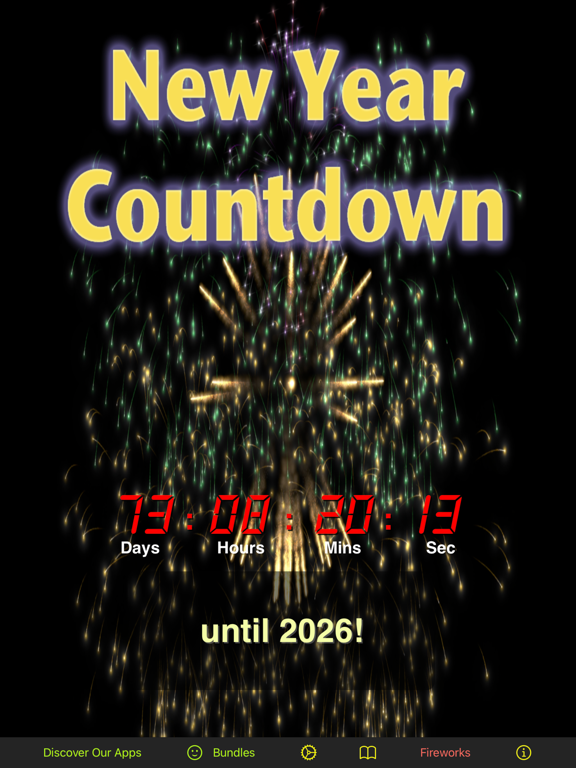 New Year Countdown iPad screenshot 7 - Entertainment app