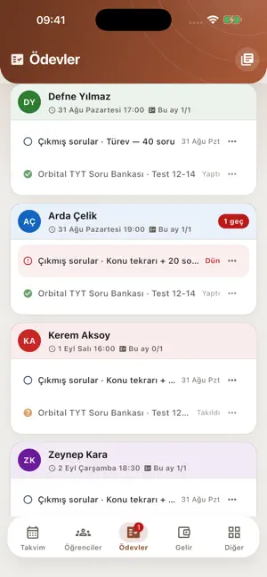 TrioSync: Özel Ders Takibi screenshot 3