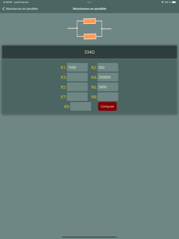 Screenshot #6 pour Calctronics: électroniques