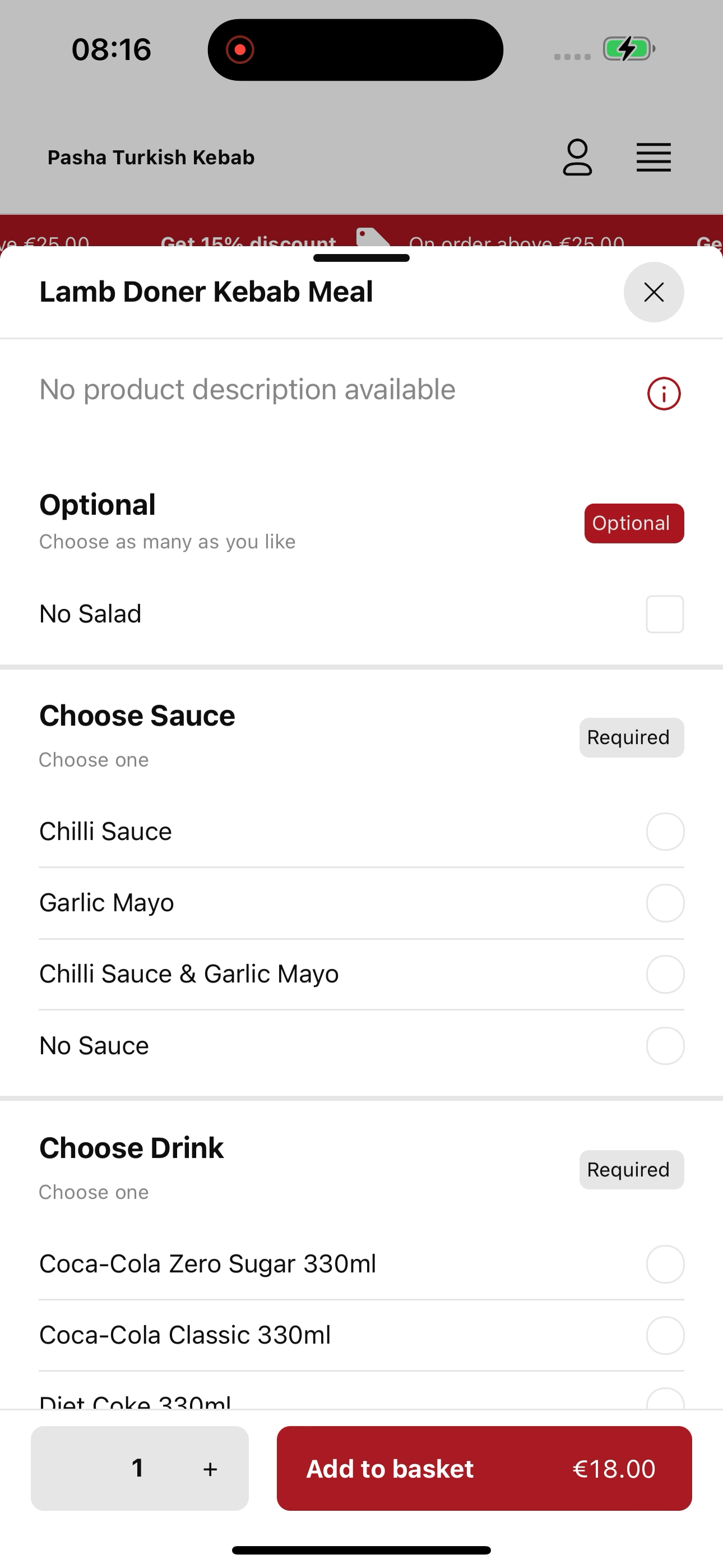 Pasha Turkish Kebab screenshot 7