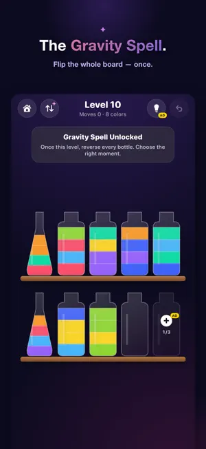 Sortcery: Water Sort Puzzle screenshot 2
