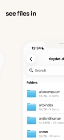 Tinydot: websites, wiki & CMS screenshot