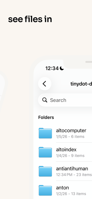 tinydot websites Screenshot 4 of 6