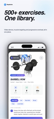 StayActive: AI Workout Planner Screenshot 7 of 8