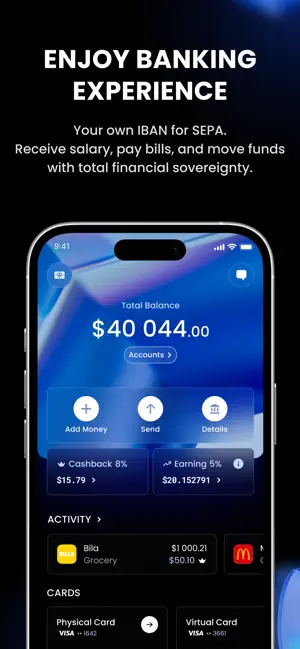 COCA: Crypto Card & Wallet screenshot 1