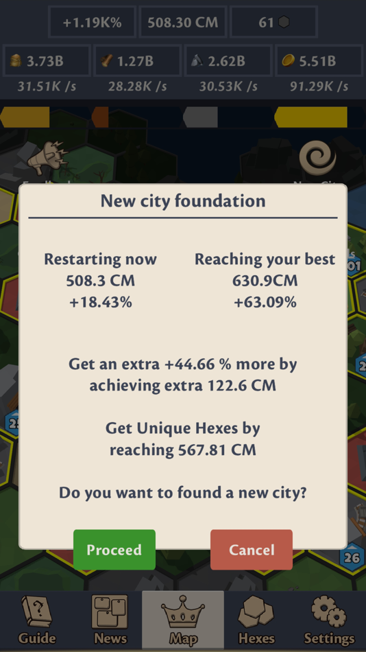 #5. Idle Hex Realms (iOS) 由: Artur Nagy