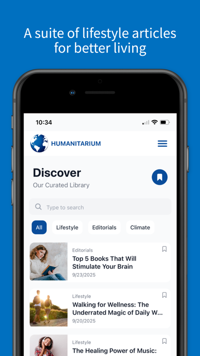 Humanitarium iPhone screenshot 4 - Social Networking app