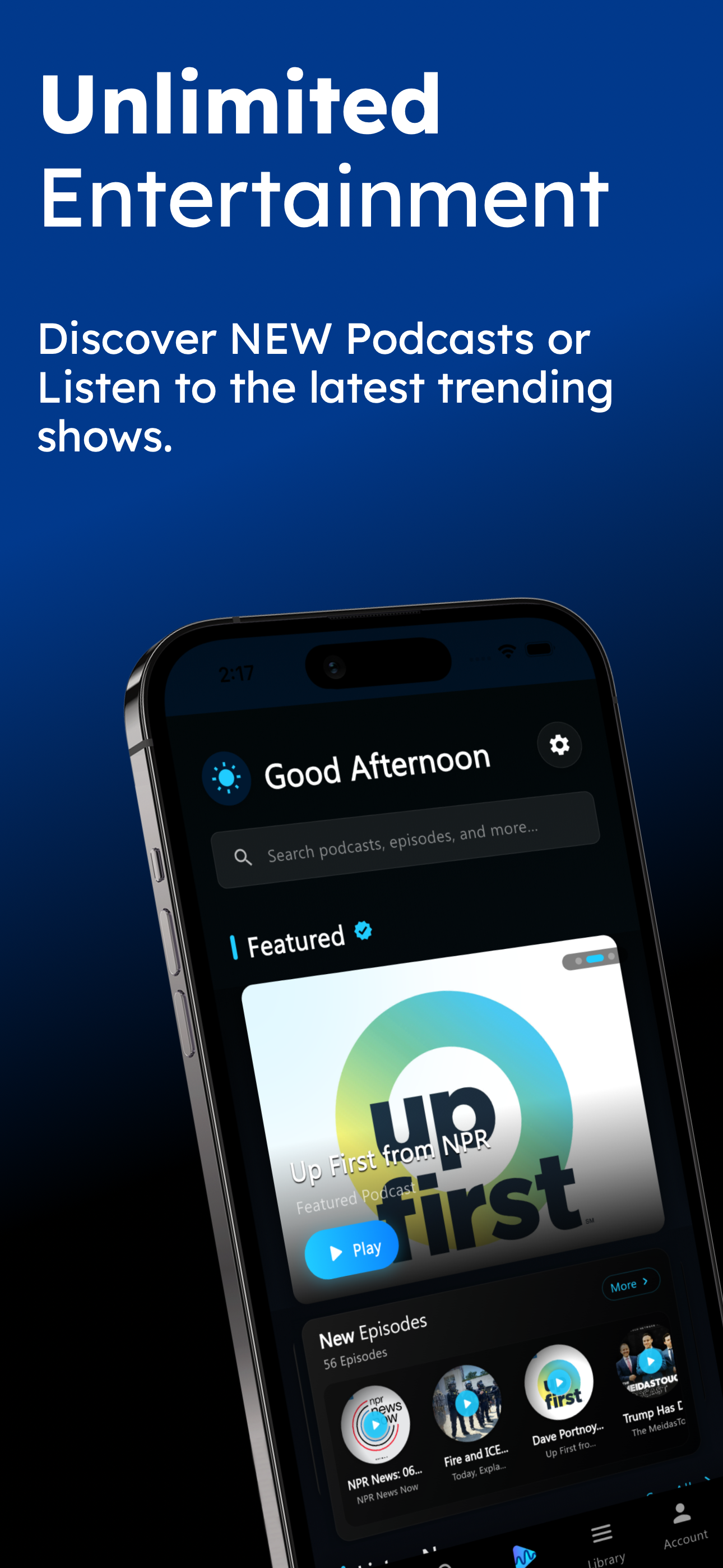 Podcast Player - Auditory