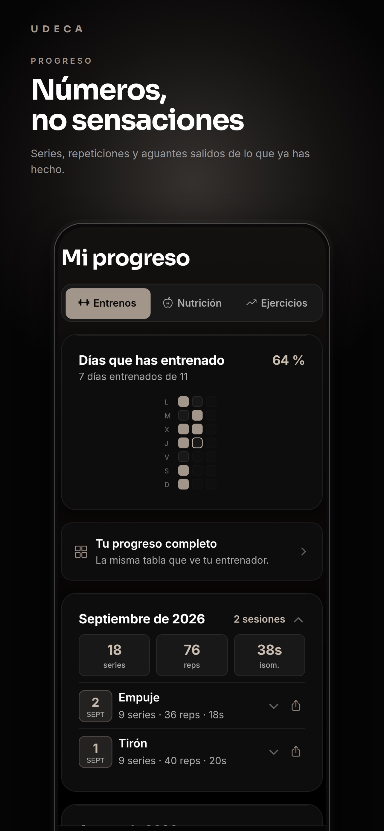Screenshot 2 of UDECA: Entrenadores Calistenia