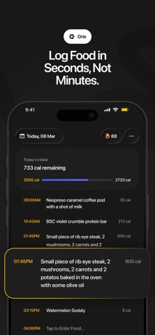 Orie iPhone screenshot