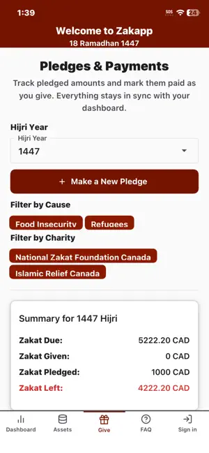 ZakatApp screenshot 3
