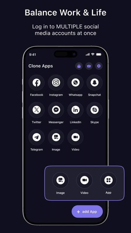 Parallel Space ~ Dual Accounts