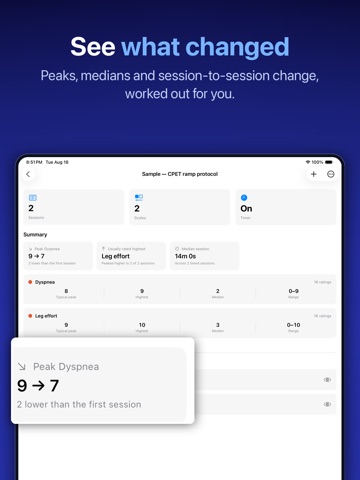 StriveSync iPad screenshot