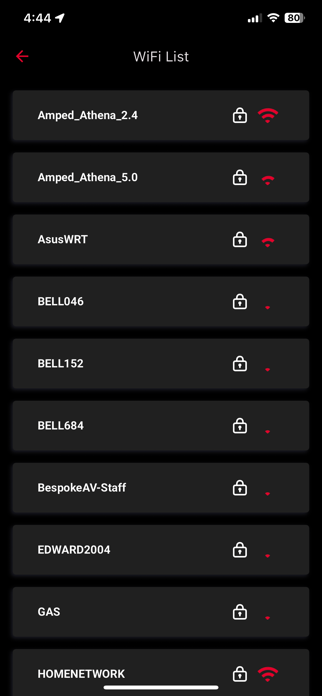 Anthem Wi-Fi Setup Screenshot 2 of 3