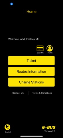 E-Bus App screenshot
