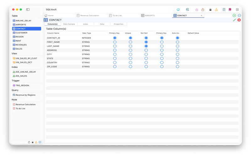 SQLVault screenshot