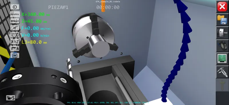 CNC Lathe Simulator Classic screenshot 3 of 7