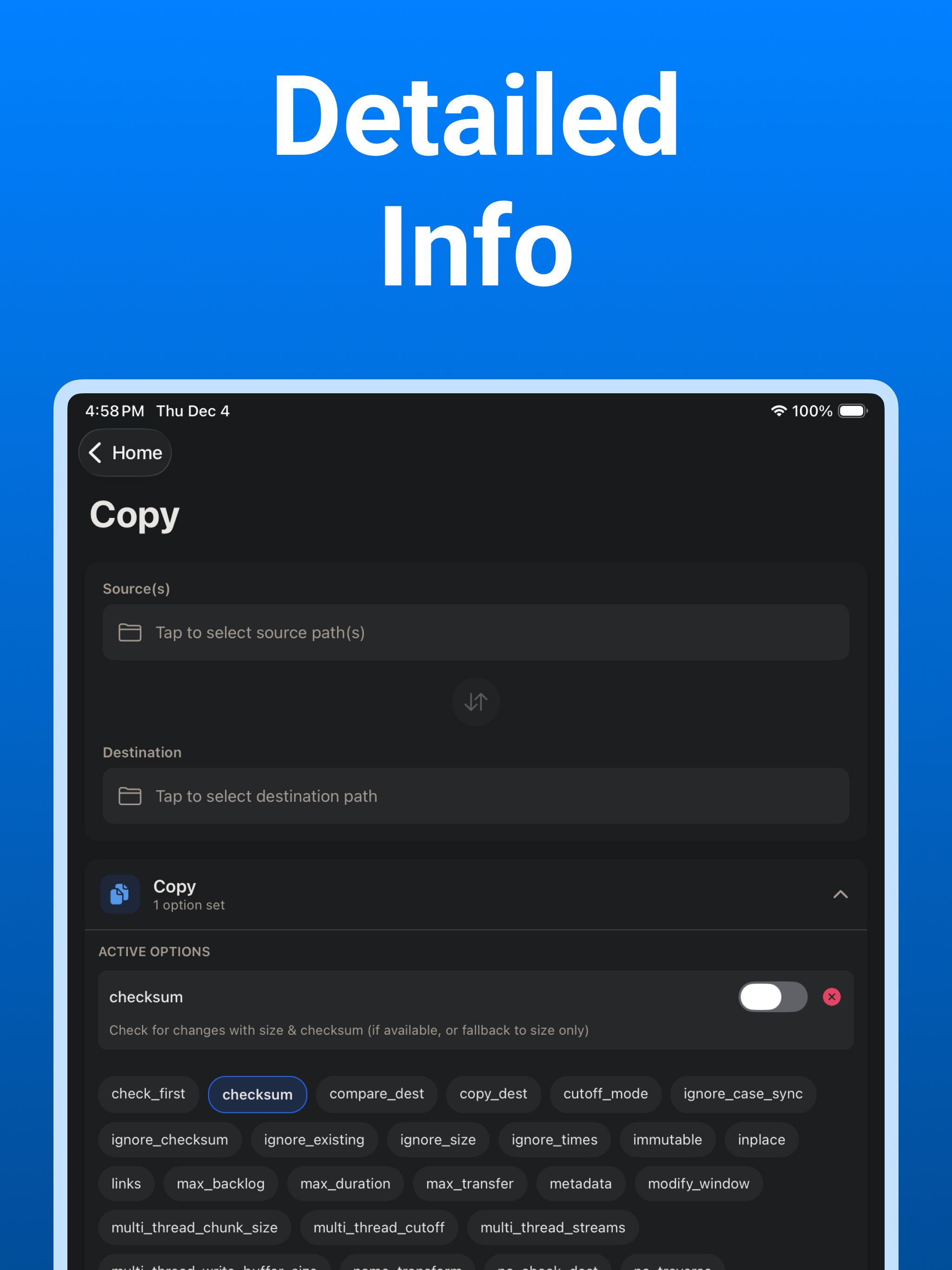 Rclone UI