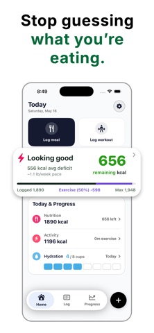 Calorie Calculator+ iPhone screenshot