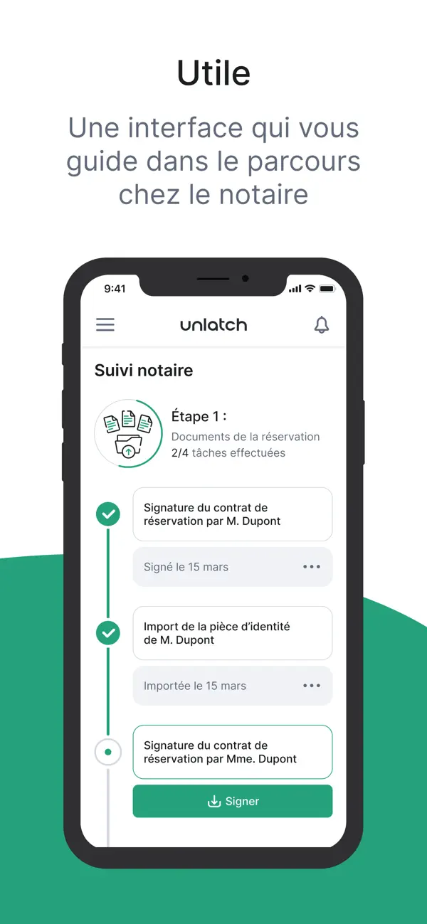 Screenshot #2 pour Unlatch - Espace client
