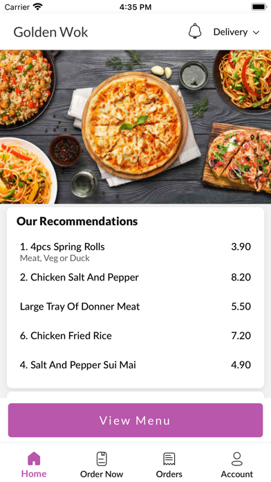 Golden Wok Screenshot